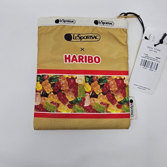 Lesportsac Haribo Goldbears Gummy Bear zippered pouch NWT - Picture 3 of 7